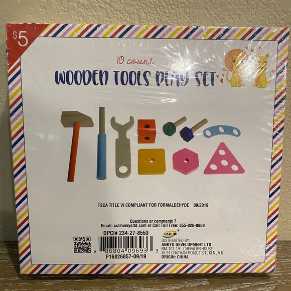 Target Bullseye Wooden Tool Playset - Picture 2 of 2